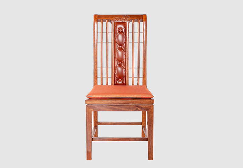 通化芙蓉榭中式实木餐椅效果图