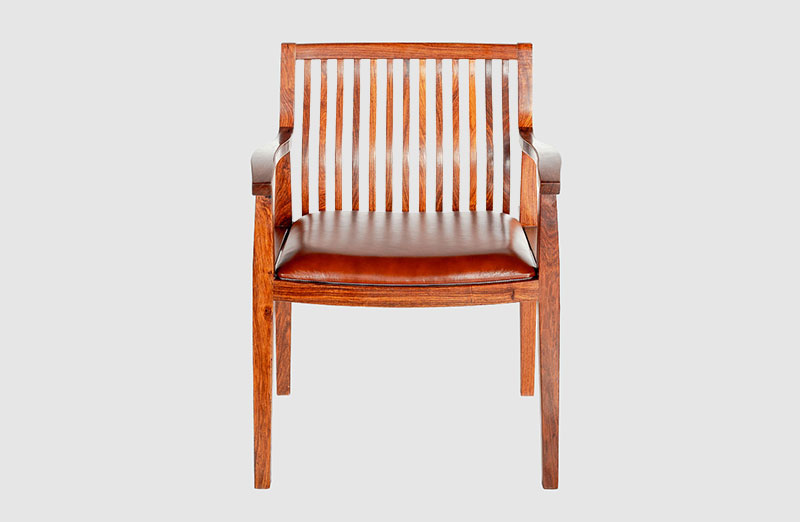 通化中式实木大方椅家具效果图